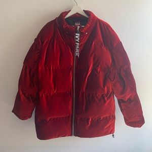 Ivy Park Velvet Puffer Jacket BNWOT